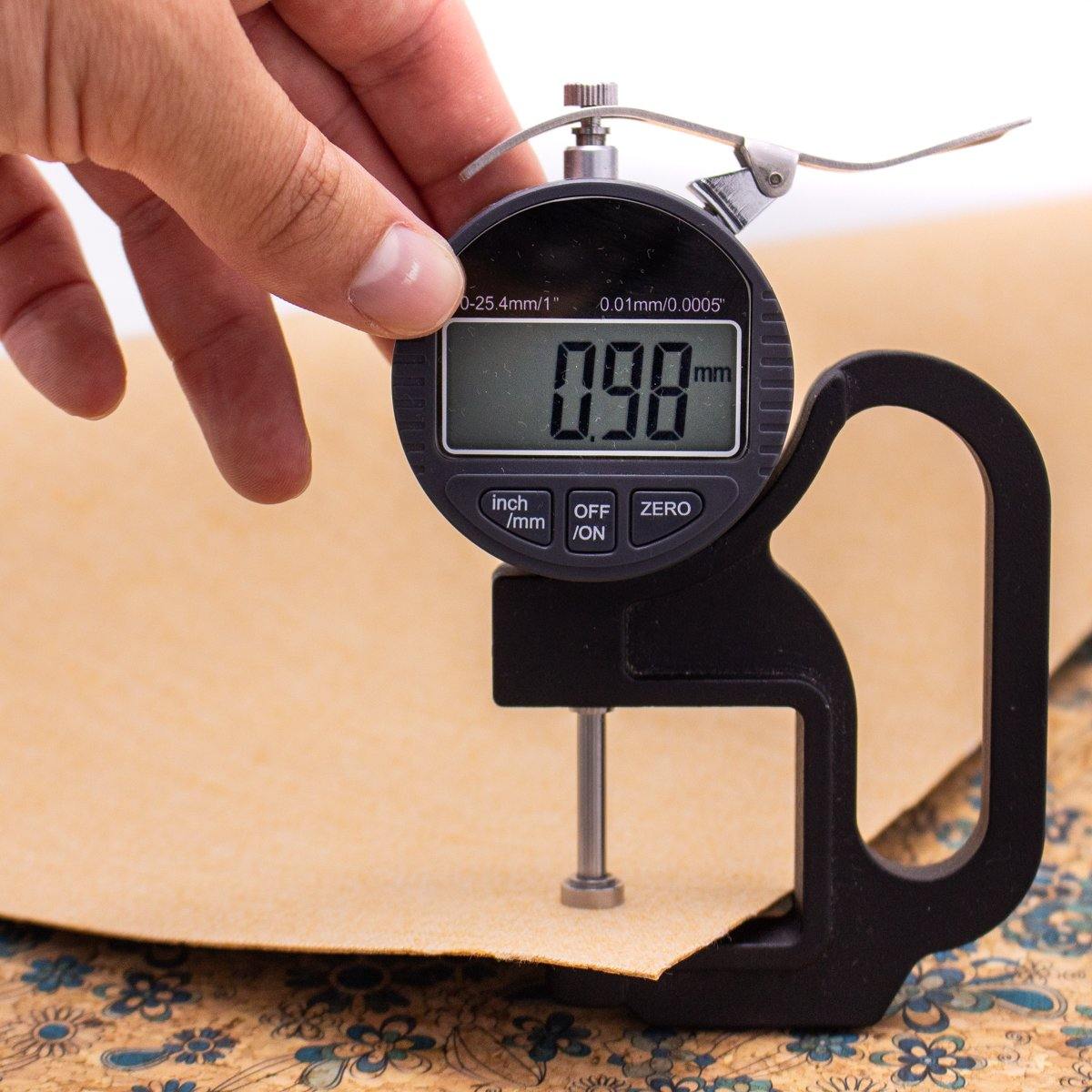 Flowers and grass pattern cork fabric COF-389